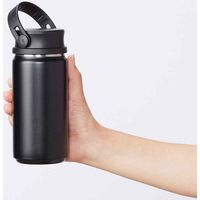 トレードワークス 水筒 マグ 350ml MOTTERU サーモハンドル スタイルボトル ブラック 350468 1個（直送品）