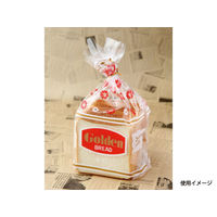 大阪ポリヱチレン販売 パン・菓子袋 大阪ポリエチレン レトロ調新 No.53 食パン袋 ゴールデンブレッド　1000枚(100枚×10)（直送品）