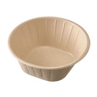 弁当容器 KBボウル165-750 ナチュラル 600枚(50枚×12) 54738 1ケース(600枚入(50枚×12袋))（直送品）