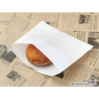 パン・和洋菓子袋 大阪ポリエチレン レシピ柄耐油紙袋No182 4000枚(100枚×40) 6639（直送品）