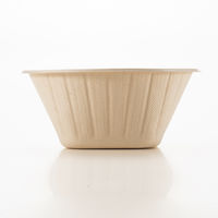 弁当容器 KBボウル165-850 ナチュラル 600枚(50枚×12) 54739 1ケース(600枚入(50枚×12袋))（直送品）