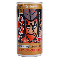シャイニー 金のねぶた（青森産ストレート果汁100％りんごジュース）195g 1箱（30缶入）