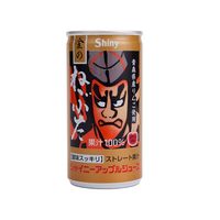 シャイニー 金のねぶた（青森産ストレート果汁100％りんごジュース）195g 1セット（60缶）