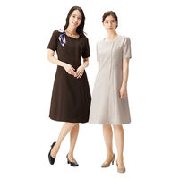 フォーク 3023SC ブラウン L 3023SC-20-L 1枚　白衣（直送品）