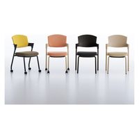 【組立設置込】コクヨ プロッティ 肘付 黒脚 ライトグレー×ソフトベージュ K17-B02CZ-1KE21 1脚（直送品）