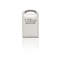 USBメモリ 128GB USB A 超小型 シルバー MF-SU3A128GSV エレコム 1個