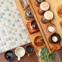 D.I.Yタイル ギヤマンミックス ふしぎなシール gm-m002-W 藤垣窯業 1枚（直送品）