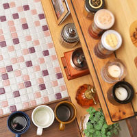 D.I.Yタイル ギヤマンミックス ふしぎなシール gm-m003-W 藤垣窯業 1セット（30枚入）（直送品）