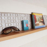 D.I.Yタイル キラキラ星 ふしぎなシール KIR-SV-W 藤垣窯業 1セット（4枚入）（直送品）