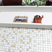 D.I.Yタイル ランドマークミックス ふしぎなシール LMM01-W 藤垣窯業 1セット（10枚入）（直送品）