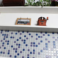 D.I.Yタイル ランドマークミックス ふしぎなシール LMM02-W 藤垣窯業 1セット（10枚入）（直送品）