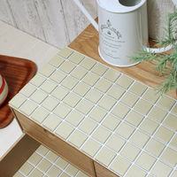 D.I.Yタイル パフュームラインベーシック ふしぎなシール PF7/T-W 藤垣窯業 1セット（4枚入）（直送品）