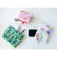 プレーリードッグ ChouchouFleur ポーチ スクエアタイプ 抗菌加工 ラベンダー CFP-1806 1個（直送品）