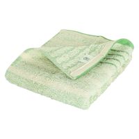 プレーリードッグ coco hibi ベーシック ナチュラル フェイスタオル グリーンボーダー CONB-F-GR 1セット(2枚)（直送品）