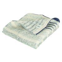 プレーリードッグ coco hibi ベーシック ナチュラル フェイスタオル ネイビーボーダー CONB-F-NV 1セット(2枚)（直送品）