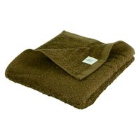 プレーリードッグ coco hibi ベーシック プレーン フェイスタオル ブラウン COPB-F-BR 1セット(2枚)（直送品）