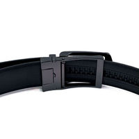 トレードワン 無段階調整紳士ベルトBK 1セット(6個) 20497（直送品）