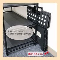踏み台 セノビー 高さ22ｃｍ 天板29ｃｍ ブラック 251787 1個 トレードワン