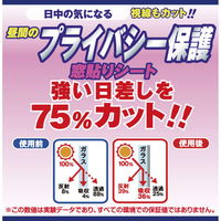 明和グラビア プライバシー保護窓貼りシート GP-9281 92cm×90cm 256996 1個