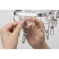 下村企販 洗濯バサミ 洗濯ピンチ 物干しダイレクトピンチ8個組 258028 1個