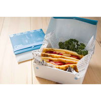 ホーショー サンドイッチケース 折りたたみ プラスチック製 パーネパッコ チェック ストライプ ペイサージュ 272892 1個（直送品）