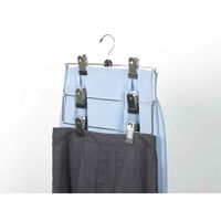 すべらないハンガー　アニマーレ　スカート用　3段　ブラック 272949 1個 サワフジ（直送品）