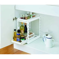 天馬 収納棚 ファビエ スライド式2段ラック 250浅深 組立式 273108 1個（直送品）