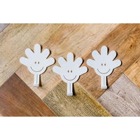 フォーラル 食べ物がラップにつかない　ラップ用アーム　ママの手　ホワイト　3個入　ホワイト 280957 1個（直送品）