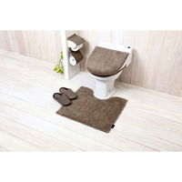 ヨコズナクリエーション トイレマット モダニスト 55×60cm モカ 292183 1個