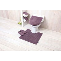 ヨコズナクリエーション トイレマット モダニスト 55×60cm ワイン 292182 1個（直送品）