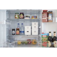 素地のナカジマ 保存容器 1.1L 猫柄 角型 PFF NECO スクエアストッカー M 樹脂製 307052 1個（直送品）