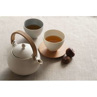 ロロ 茶托 山桜 コースター 食器 天然木 日本製 円 313755 1個（直送品）