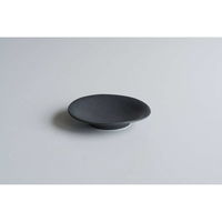 ロロ プレート 11cm 美濃焼 結 皿 和食器 磁器 日本製 墨 313781 1個（直送品）