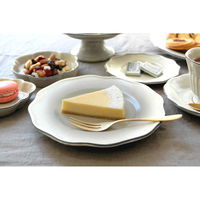 南海通商 プレート 19cm ワンダラブル wonderable リム 陶器 皿 食器 洋食器 342368 1個（直送品）