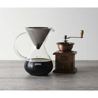 パール金属 コーヒーサーバー 600ml Pyrex パイレックス ステンレスフィルター付き 耐熱ガラス 347871 1個（直送品）