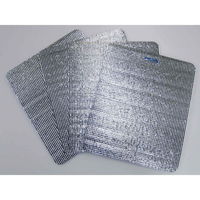 ワイズ 座布団 アルミ 4個入 レジャークッション アウトドア 354759 1個