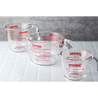 パール金属 計量カップ 1.0L 耐熱ガラス パイレックス PYREX メジャーカップ 取っ手付き 373366 1個（直送品）