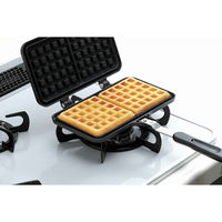 パール金属 ワッフルメーカー フッ素加工 おやつDEっSE アルミニウム 384664 1個（直送品）