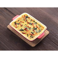 パール金属 グラタン皿 26cm 長方形 陶磁器 384900 1個（直送品）