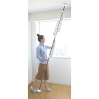 平安伸銅工業 室内物干し つっぱり式 物干しポール ハンガーアーム 3本付 ステンレス製 洗濯物干し 221502 1個（直送品）