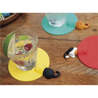 ビッテ コースター ネコ おしゃれ シリコン アニマルラグコースター ミケネコ 316080 1個（直送品）
