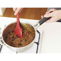 貝印 ゴムベラ O.E.C. 脇雅世 マイティー・スパチュラ レッド 295112 1個