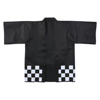 アーテック カラー不織布ハッピ祭(L) 黒 18047 1枚