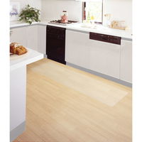 明和グラビア キッチンマット 拭ける 45×180cm クリア 360712 1個（直送品）