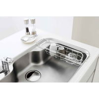 天馬 水切りかご スライド式 スリム シンクバスケット ファビエ 303479 1個（直送品）