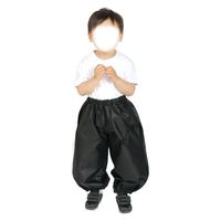 アーテック サルエルパンツ C 黒 14894 1セット(4枚)（直送品）