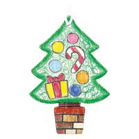 アーテック 木製オーナメント クリスマスツリー 70335 1セット(5枚)（直送品）