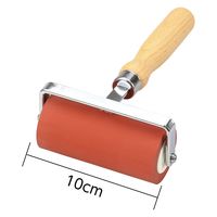 アーテック 転圧ゴムローラー 赤 φ45×100mm(4インチ) 40112 1本