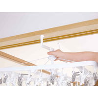 東和産業 洗濯ハンガー 42ピンチ カモイにも干せる角ハンガー 洗濯物干し ピンチハンガー 鴨居 ハンガー 346396 1個