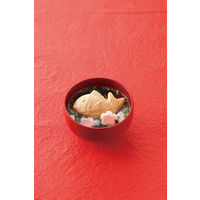 〈久右衛門〉鯛最中のお吸物（富嶽三十六景 神奈川沖浪裏） 1個 三越伊勢丹 紙袋付き ギフト 手土産